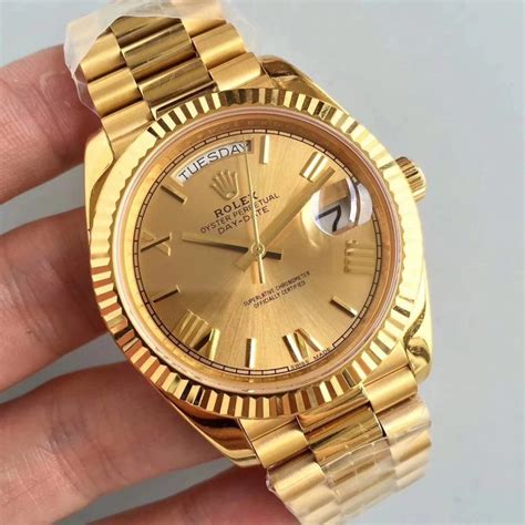 fake rolex day date 2 yellow gold|best rolex day date homage.